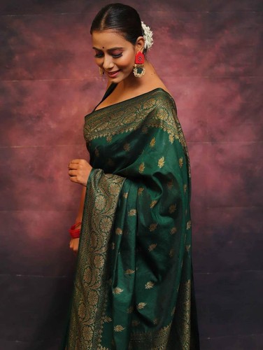 Women soft lichi silk green - women,