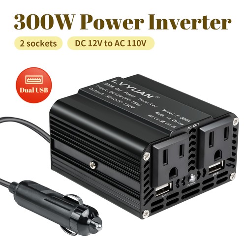 300w car van power inverter - power, dc