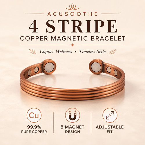 Copper magnetic bracelet pain - magnetic,