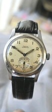 Mens Vintage Stainless Steel CYMA WATERSPORT Cymaflex 15 J Military Style Watch