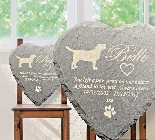 Large personalised slate pet - personalised,