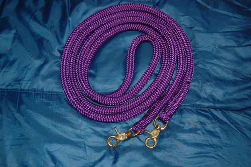 Purple yacht rope - 9', snap-on
