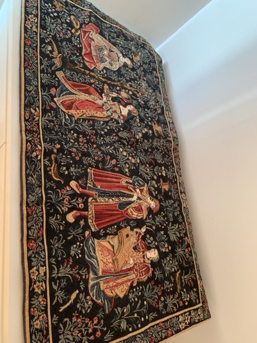 Handfinished tapestry woven - tapestry,