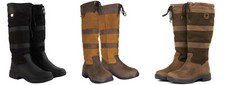 DUBLIN RIVER BOOTS LEATHER LONG EQUESTRIAN COUNTRY WALKING RIDING BOOTS
