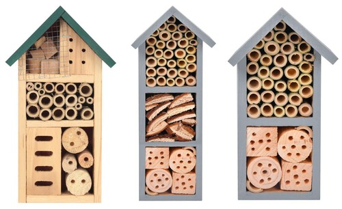 Wooden insect house wall - insect,