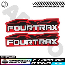 2x HONDA FOURTRAX Vinyl Decal Stickers Bike Motorbike Motorcycle Sticker Mod