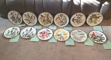 12 Plates Franklin Porcelain