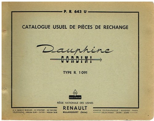 Renault dauphine gordini - dauphine,