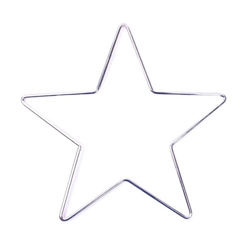 Metal floral hoops star - floral,