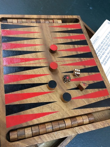 Backgammon set wood - backgammon,