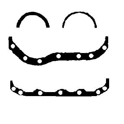 Oil sump gasket set service - sump,
