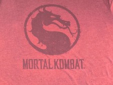 Mortal Kombat Klassic T Shirt Men's 2XL Fits XL Video Gaming Arcade Classic Logo