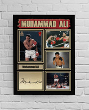 Muhammad Ali A4/A3 Autograph