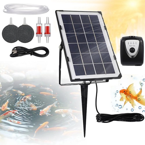 Solar powered oxygenator air - powered,