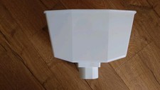 Gutter hopper uPVC white