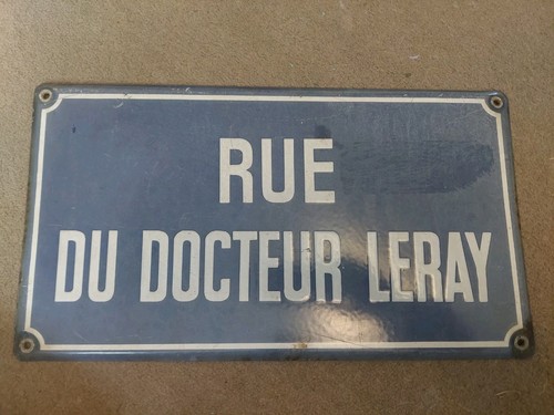 Vintage french enamel street - vintage,