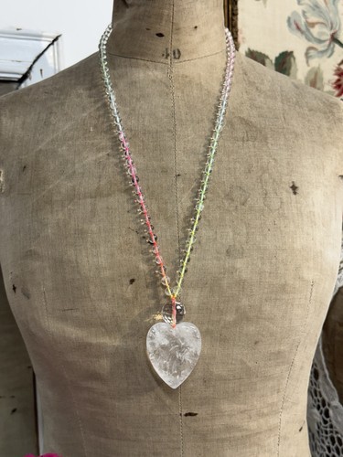 Lola rose necklace - rose, rainbow