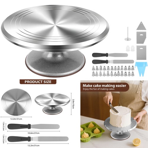 Kitchen rotating cake stand - rotating,