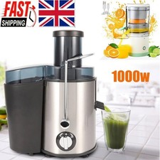 1000W Juicer Machine Whole Fruit Vegetable Large Juice Extractor Stainless Steel