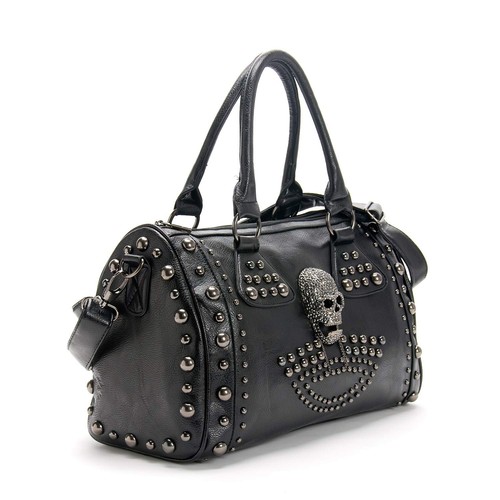 Alwaysky skull handbag gothic - handbag,