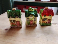 3 Vintage Japanese Cruet Salt