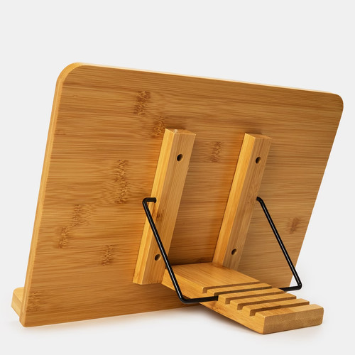 Book stand wooden - book, bamboo