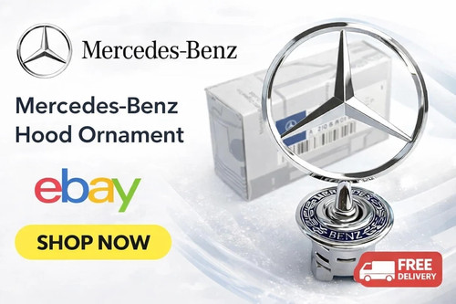 Mercedes benz bonnet raised - benz,