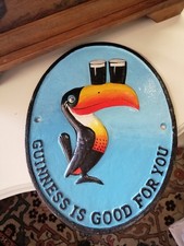 GUINNESS Cast Iron TOUCAN Wall