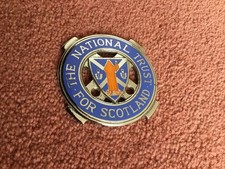 VINTAGE CAR BADGE.( SCOTLAND 