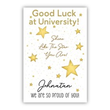 Good Luck At University Card
