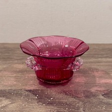 Antique Cranberry Glass Bowl
