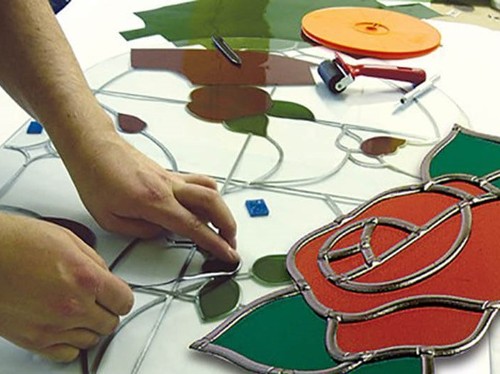 Self adhesive lead - , for