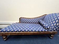 Antique Blue Silk Victorian