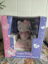 Hello Kitty Angel 2004 Pink Caller ID Telephone Phone Landline Vintage Boxed 