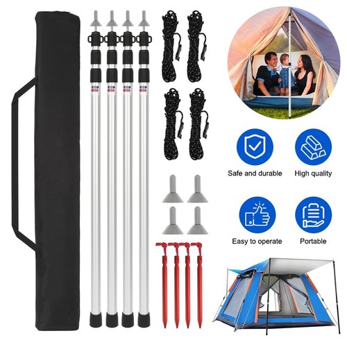 Telescopic tent poles 230cm - poles, 90-230cm