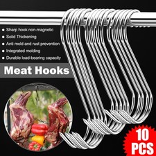 Meat Hooks Premium Stainless Steel Butcher Hook Smoking Hooks Meat Processing