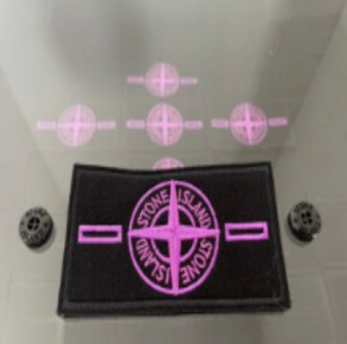 Stone island badge - stone, +