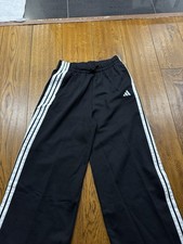 Adidas Black 3-stripes Wide