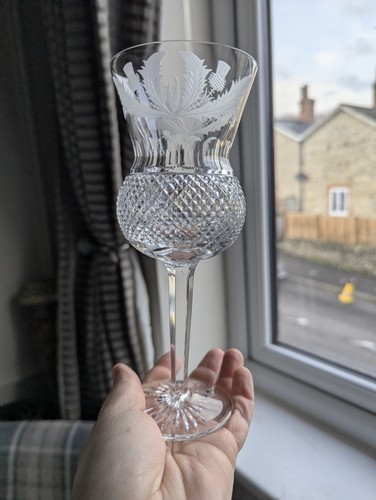 Edinburgh crystal thistle - edinburgh,