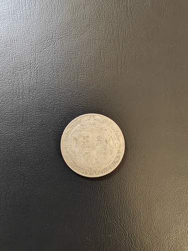1921 silver half crown - silver,