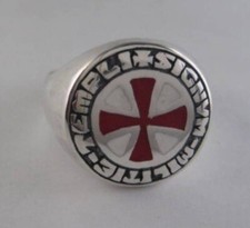 Solid silver Knight Templar