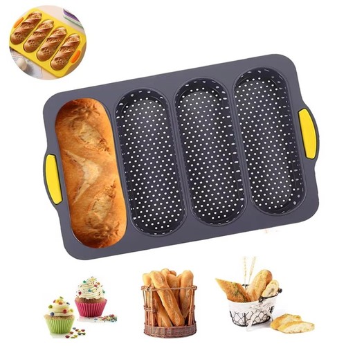 Silicone baguette baking mold - baguette,