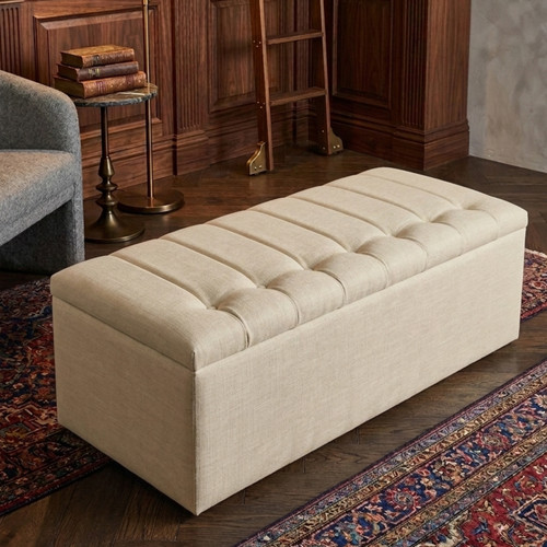 Ottoman box storage - box, footstool