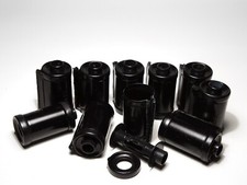 10 Ten USSR Soviet reloadable Metal 35mm Film cassettes film canisters.