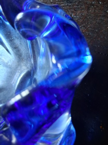 Beautiful vintage thick glass - beautiful,