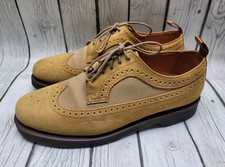 Dr Doc Martens Core Shreeves Brogue 5 Hole Men's 12 3989 Tan Brown Wingtip Rare