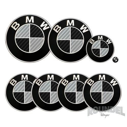 For bmw badge gloss carbon - for,