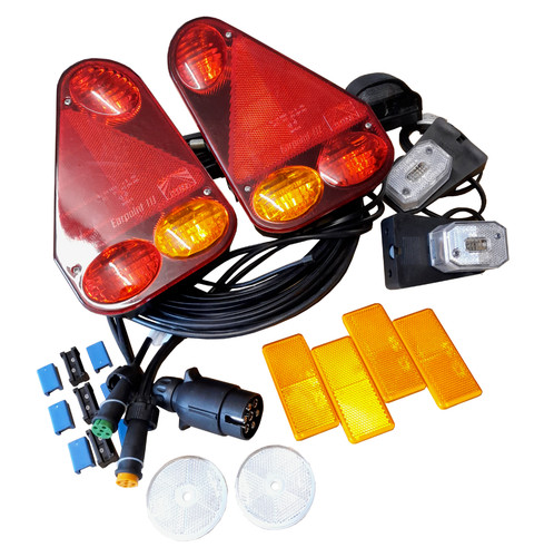Trailer lighting kit - trailer, loom