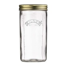 Kilner Preserving Jar Large Airtight Glass Storage Wide Mouth Container 1000ml