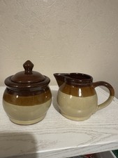 Vintage Stoneware Milk Cream